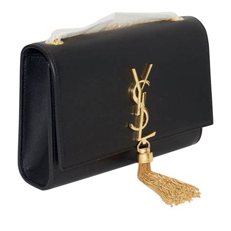 silver metal tassel handle ysl bag|ysl kate tassel bag small.